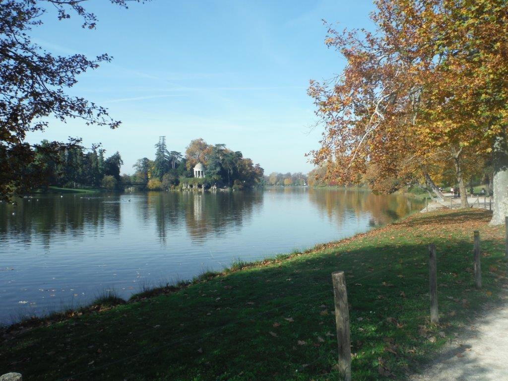 Ein Blick auf den Bois de Vincennes, Paris.