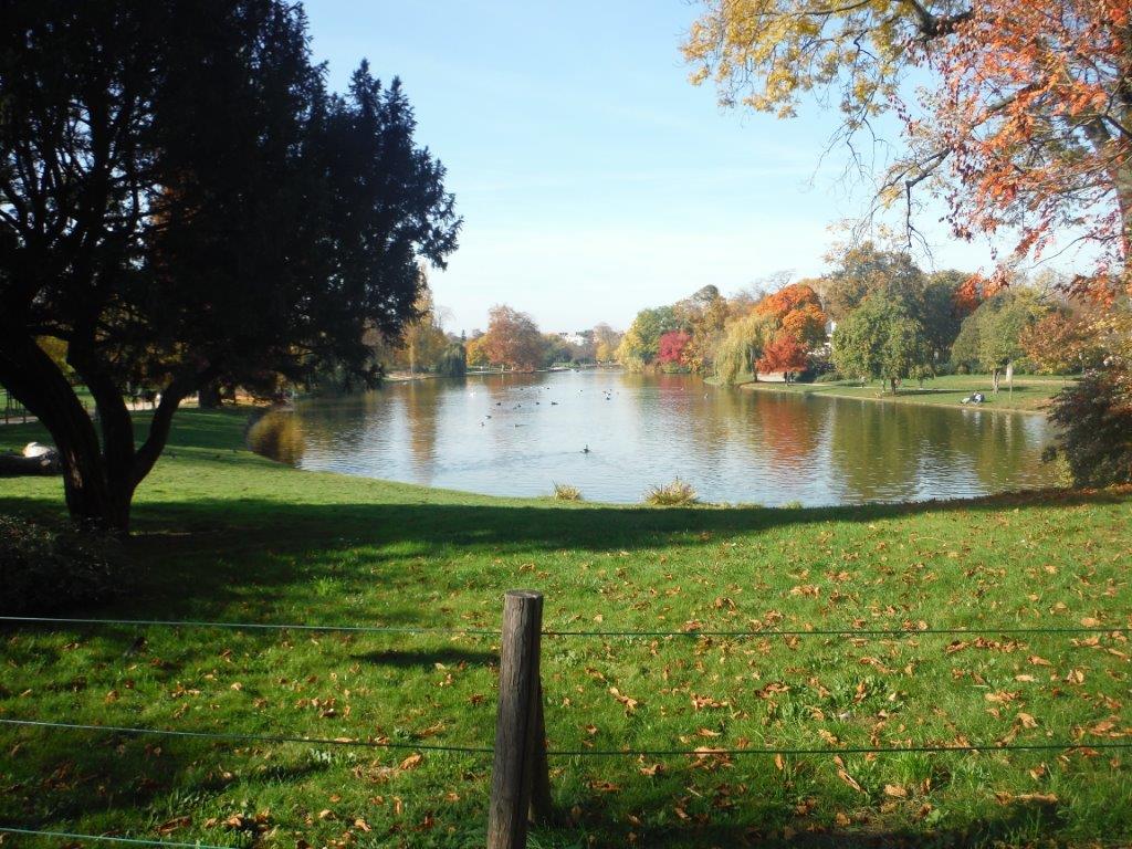 Ein Blick auf den Bois de Vincennes, Paris.