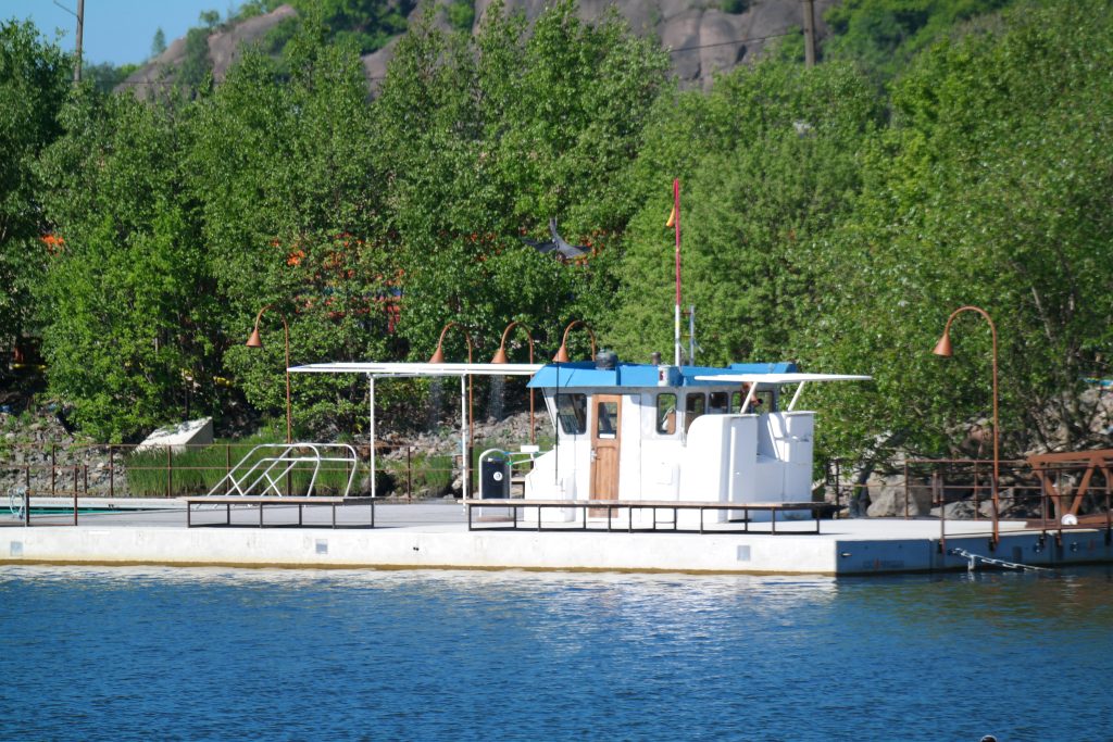 A view from the port.